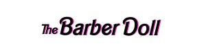 The Barber Doll text logo 1 300x81