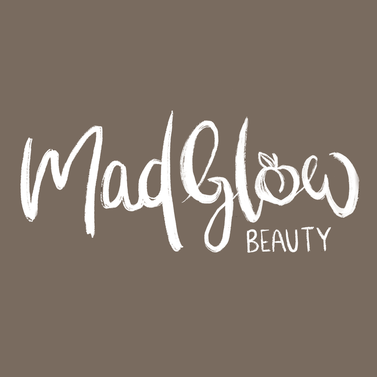 madglow beauty door sign 5 x 5 in