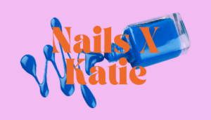 Orange Modern Fun Photography Business Card 300x171