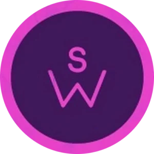SWcirclePurplePinkLogo 300x300