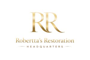 Roberttas Restoration gold logo jpeg 300x200